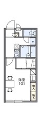 レオパレスプルメリアの物件間取画像